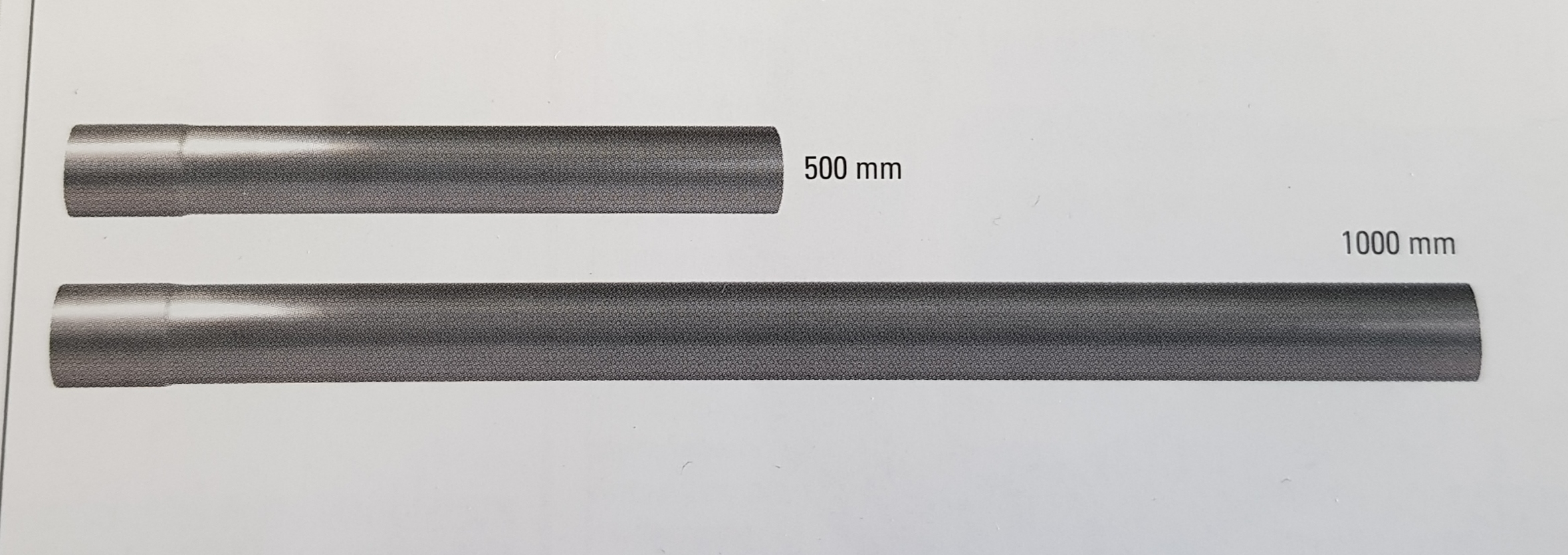 Rohre gerade 500mm lang - Kopie