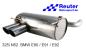 Preview: BMW E90 / E91 / E92 / E93  323i (140 kW) / 325i (155 kW)(160 kW) / 330i (200 kW) Komplettanlage mit 2 x 76 mm (NUR für N52 Motoren !)