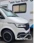Preview: 8x18 ET50 mattschwarz / Felgenhorn silber BusWerk ROX Offroad / Allterrain Satz (4 Stck.) Alu-Felgen mit ABE für VW T5, T6 und T6.1