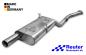 Preview: BMW E30 316i / 318i M40 ab 9/87 Endschalldämpfer ab Kat Edelstahl mit Endrohr 1x80mm