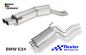 Preview: BMW E34 525i M20/M50, 530i M30, 535i M30 Sport-Endschalldämpfer 2x76mm und Mittelschalldämpfer Edelstahl