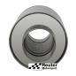 Preview: Edelstahl Motorsport-Schalldämpfer universal mit Anschluss-Durchmesser 89mm / Länge 350mm