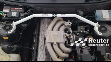 BMW E30 316i, 318i, 318is, 320i, 325i und M3 ULTRA Racing Domstrebe Rennsport-Qualität (mit Druckverstellung)