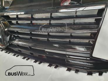 VW T6 Kühlergrill / Frontgrill schwarz glänzend