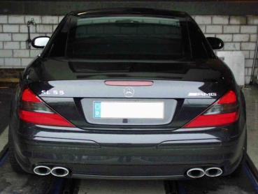 EISENMANN Mercedes R230 SL55 AMG 225kW, 368 kW, 380 kW Komplettanlage 4x 120x77mm