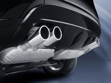 X5M 4,4l Bi-Turbo (408 kW) Endschalldaempfer  4 x 90 mm