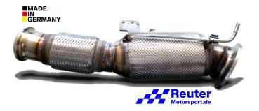 HJS Downpipe mit ECE-Zulassung für BMW 540i, 640i, 740i, 840i, M240i, M340i, Z4 M40i  *mit OPF*