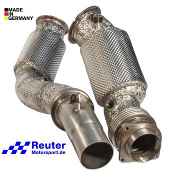 HJS Downpipe mit ECE-Zulassung für BMW M3 / M4   F80 /F82 / F83