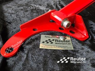Preview: BMW 3er F30, F31, F34, F35 und 4er F32, F33, F36 vorne oben Aluminium (nicht M3 / M4)  Domstrebe Reuter Motorsport (Farbe: ROT)