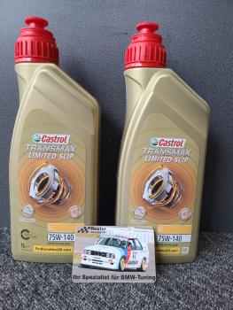 Castrol Transmax Limited Slip 75W-140 LL   2x 1 Liter für BMW Sperrdifferentiale