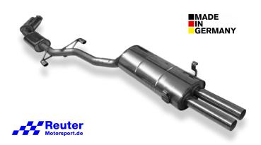 BMW E23 728i 135 kW Sportauspuff Komplettanlage Edelstahl mit Endrohre 2x63mm