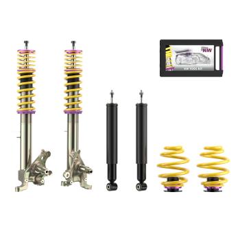 KW Gewindefahrwerk Variante 1 für BMW E30 316i, 318i, 318is, 320i, 325i mit 51mm Federbein (im Austausch) mit ABS