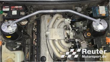 BMW E30 316i, 318i, 318is, 320i und 325i / 325e Domstrebe vorne Alu (dreiteilig)