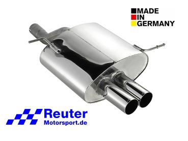 BMW E36 323ti Compact (125 kW) (01/2000 -) Endschalldämpfer  2 x 70 mm+ (Reuter Motorsport CLASSIC-Auspuff)