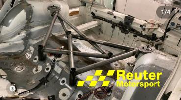 BMW E36 Coupe + Limousine incl. M3 Motorsport Verstärkung für Heck / Kofferraum / Torsions-Versteifung Version X 4-Punkt