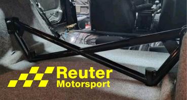 Preview: BMW E46 Coupe, Limousine, Touring, Compact, incl. M3 Motorsport Verstärkung für Heck / Kofferraum / Torsions-Versteifung Version 3 für Modelle mit Innenverkleidung