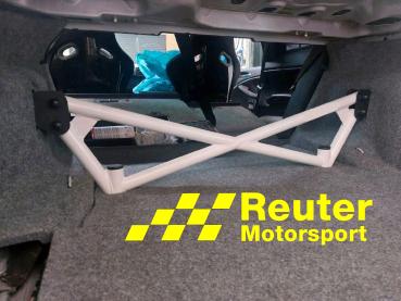 Preview: BMW E46 Coupe, Limousine, Touring, Compact, incl. M3 Motorsport Verstärkung für Heck / Kofferraum / Torsions-Versteifung Version 3 für Modelle mit Innenverkleidung