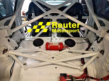 Preview: BMW E46 Coupe, Limousine incl. M3, Compact  Motorsport Verstärkung für Heck / Kofferraum / Torsions-Versteifung Version X 4-Punkt