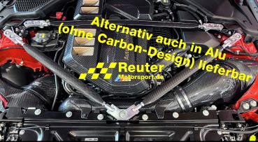 Domstrebe für BMW M3 / M4 (G80 / G81 / G82) im Alu-Design (ohne Carbon)