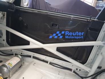 BMW E30 und M3 hochglanz Türverkleidung vorne und hinten Carbon CFK / door panel
