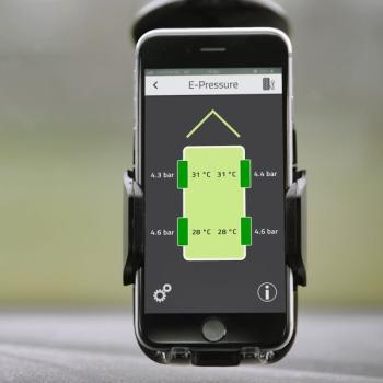 Luftdruck-Überwachung für Reifen mit App für Trailer, Wohnwagen, Wohnmobil, Anhänger (Basic-Set incl Sensoren für 2 Räder)