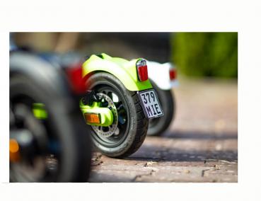 STREETBOOSTER One in Grün E-Scooter mit Strassenzulassung 22 km/h !