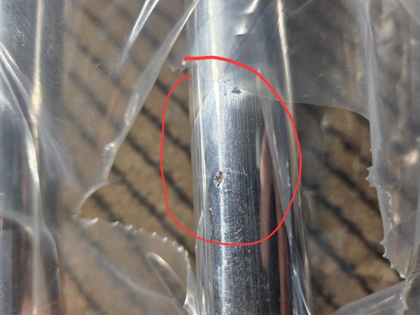 BMW E36 320i-325i incl. M3 Domstrebe vorne Alu poliert *** B-WARE ***