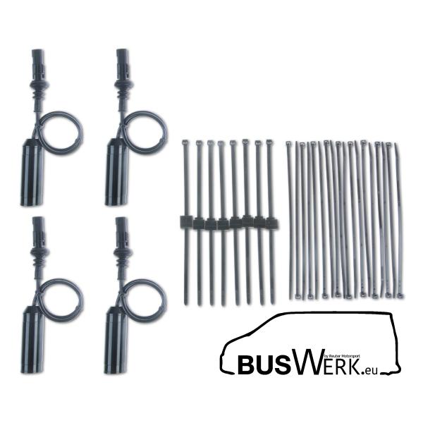 VW T5 / T6 / T6.1 KW Gewindefahrwerk Variante 3 Leveling INOX (mit Federbeinklemmung) inkl. Stilllegung f. elektr. Dämpfer