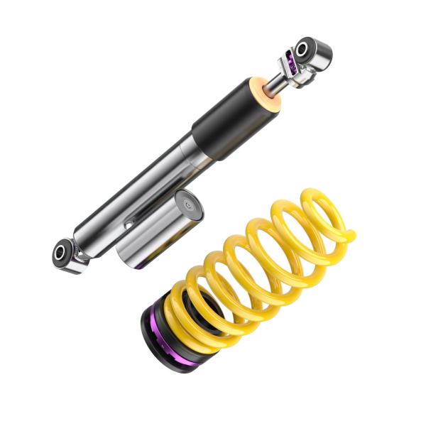 VW T5 / T6 / T6.1 KW Gewindefahrwerk Variante 3 Leveling INOX (mit Federbeinklemmung)