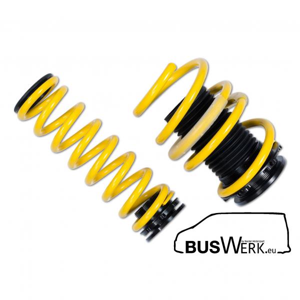VW T6 und T6.1  höhenverstellbarer Federnsatz (Gewindefedern)