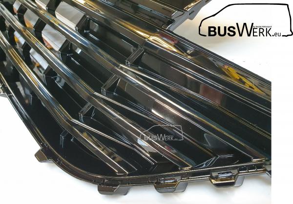 VW T6.1 Kühlergrill / Frontgrill schwarz glänzend