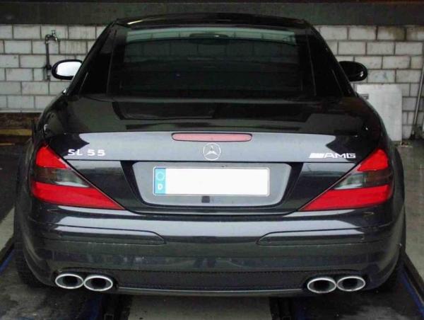 EISENMANN Mercedes R230 SL55 AMG 225kW, 368 kW, 380 kW Komplettanlage 4x 120x77mm