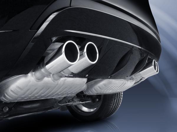 X5M 4,4l Bi-Turbo (408 kW) Endschalldaempfer  4 x 90 mm