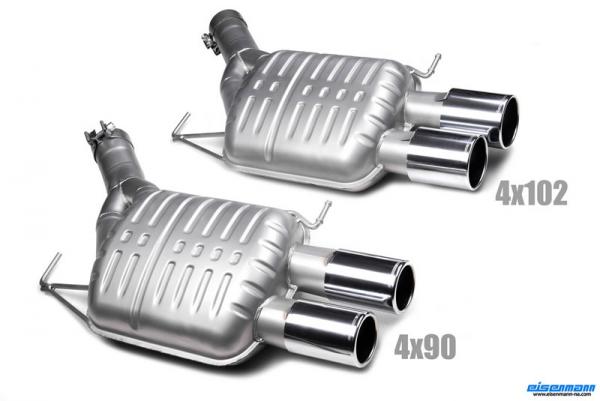 EISENMANN BMW F12 / F13 M6 (412 kW / 423 kW / 441 kW) [s63] Endschalldaempfer  4 x 90 mm