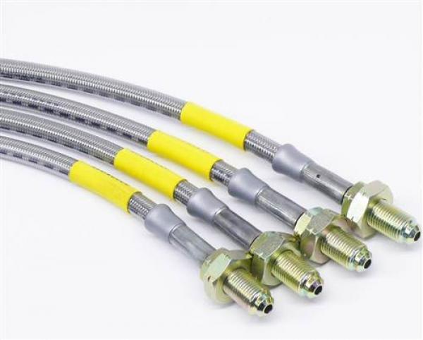 F10 alle Modelle Stahlflexbremsleitungen 4-tlg.