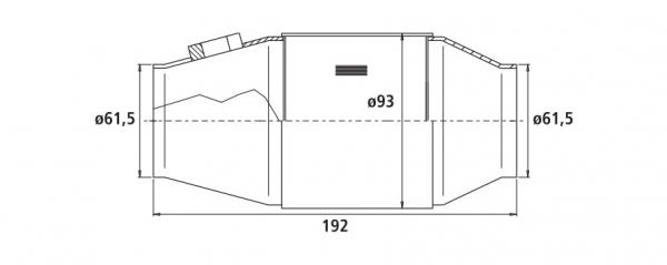 100 Zellen Metall-Kat *HJS super leicht*  mit FIA und DMSB Zulassung  61,5mm Anschluss