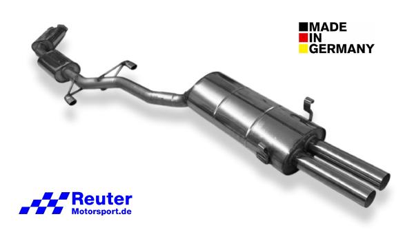 BMW E23 728i 135 kW Sportauspuff Komplettanlage Edelstahl mit Endrohre 2x63mm