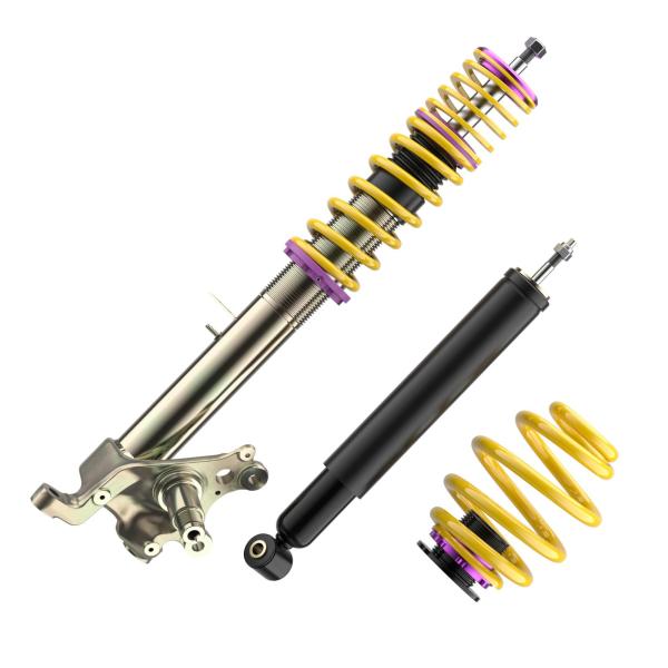 KW Gewindefahrwerk Variante 1 für BMW E30 316i, 318i, 318is, 320i, 325i mit 51mm Federbein (im Austausch) ohne ABS