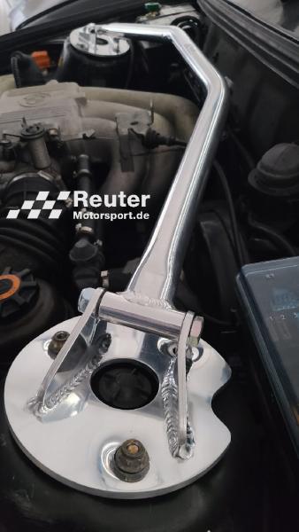 BMW E30 316i, 318i, 318is, 320i, 323i, 325i, 325e Domstrebe vorne Alu (dreiteilig)