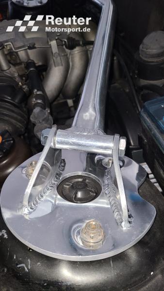 BMW E30 316i, 318i, 318is, 320i, 323i, 325i, 325e Domstrebe vorne Alu (dreiteilig)