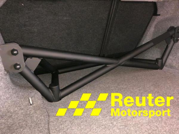 BMW E46 Coupe, Limousine incl. M3, Compact  Motorsport Verstärkung für Heck / Kofferraum / Torsions-Versteifung Version XW5 4-Punkt für Modelle mit Verkleidung