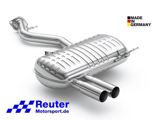 BMW E90 / E91 325i (160 kW)[N53]  Endschalldaempfer  2 x 70 mm
