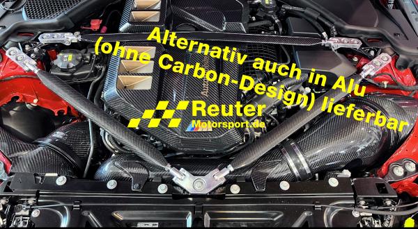 Domstrebe für BMW M3 / M4 (G80 / G81 / G82) im Alu-Design (ohne Carbon)