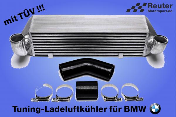 Ladeluftkühler-Kit BMW 135i, 335i, Z4, N54 und N55, E82, E88, E90, E91, E92, E93, Z4 E89 **mit TÜV !**