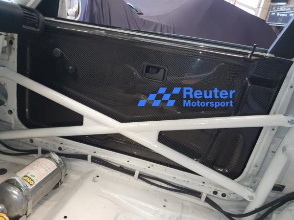 BMW E30 und M3 hochglanz Türverkleidung vorne und hinten Carbon CFK / door panel