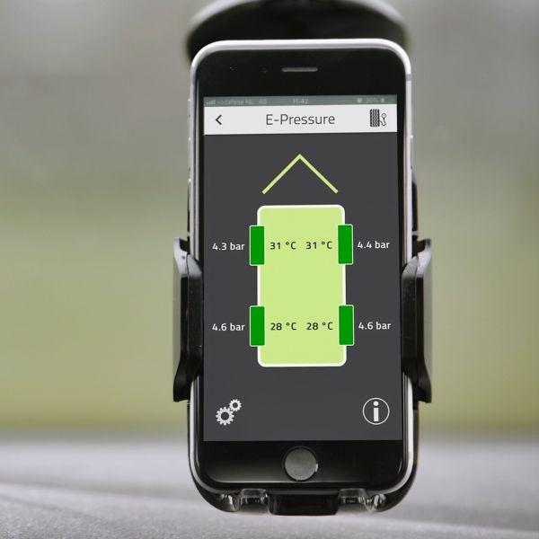 Luftdruck-Überwachung für Reifen mit App für Trailer, Wohnwagen, Wohnmobil, Anhänger (Basic-Set incl Sensoren für 2 Räder)