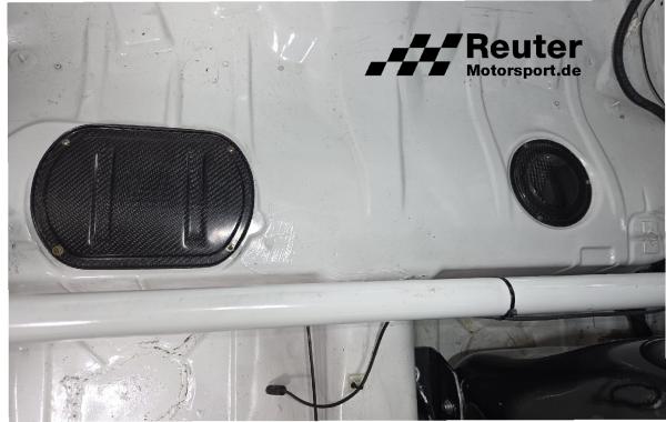 BMW E30 / M3 Carbon-Abdeckungen Innenraum Tank-Serviceklappe (Set)