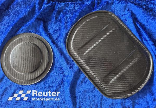 BMW E30 / M3 Carbon-Abdeckungen Innenraum Tank-Serviceklappe (Set)