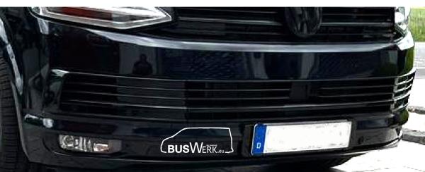 VW T6 Kühlergrill unten / Frontgrill unten schwarz glänzend