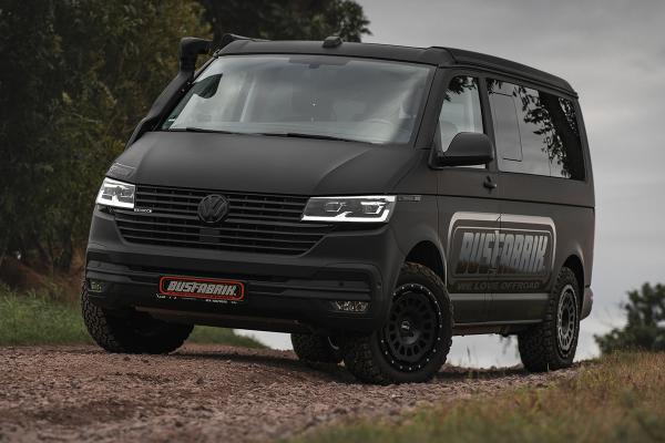 VW T5, T6, T6.1  TWIN-MONOTUBE-PROJEKT-LIFT Höherlegungs-Gewindefahrwerk mit Härteverstellung